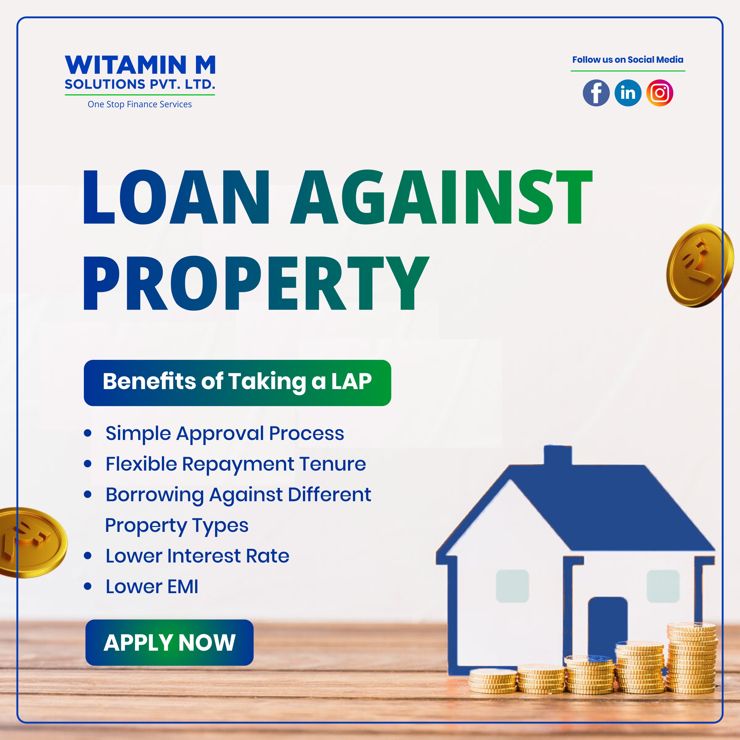 Loan against Property at best rate