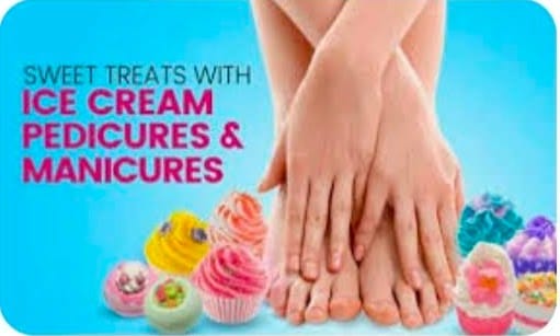 Icecream mani and pedi
