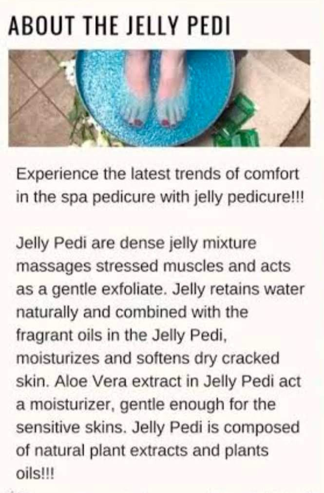 Algae mani and pedi
